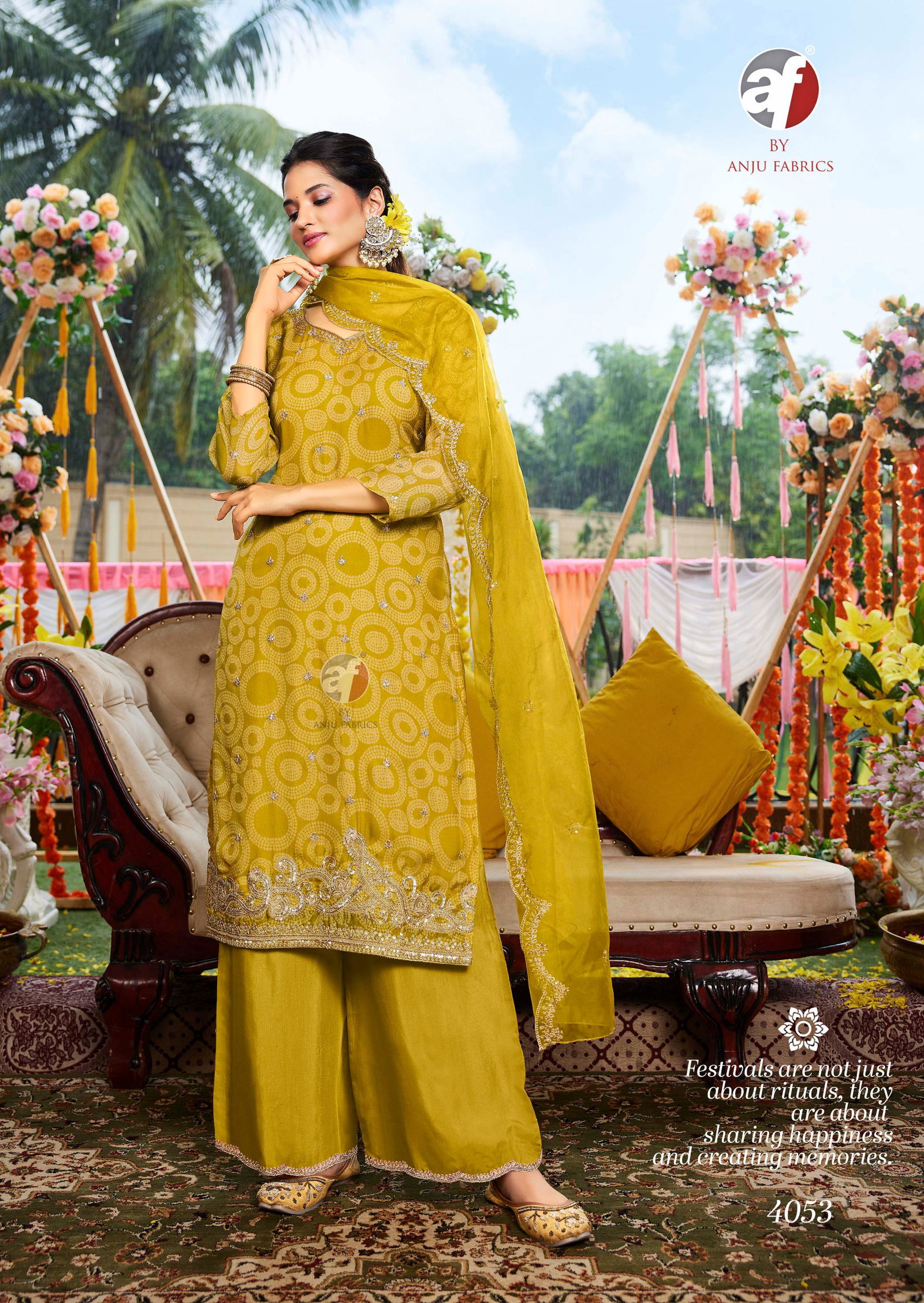 Nazar Vol 7 By Af Organza Digital Print Kurti Bottom With Dupatta Wholesale Shop In Surat
